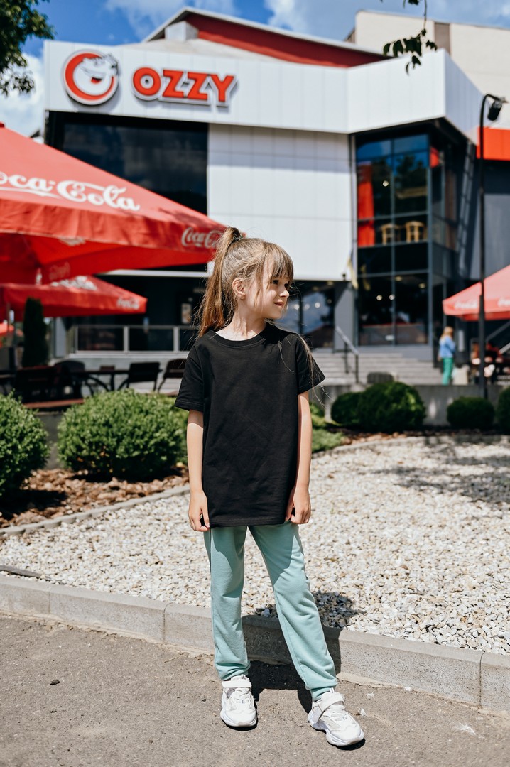 Футболка кулір дитяча 146 чорна (00009548) фото #1