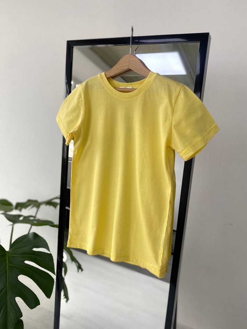 Футболка  кулір дитяча  ПРЕМ жовта 140 (00014728)