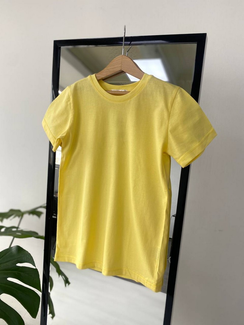 Футболка  кулір дитяча  ПРЕМ жовта 140 (00014728) фото #1